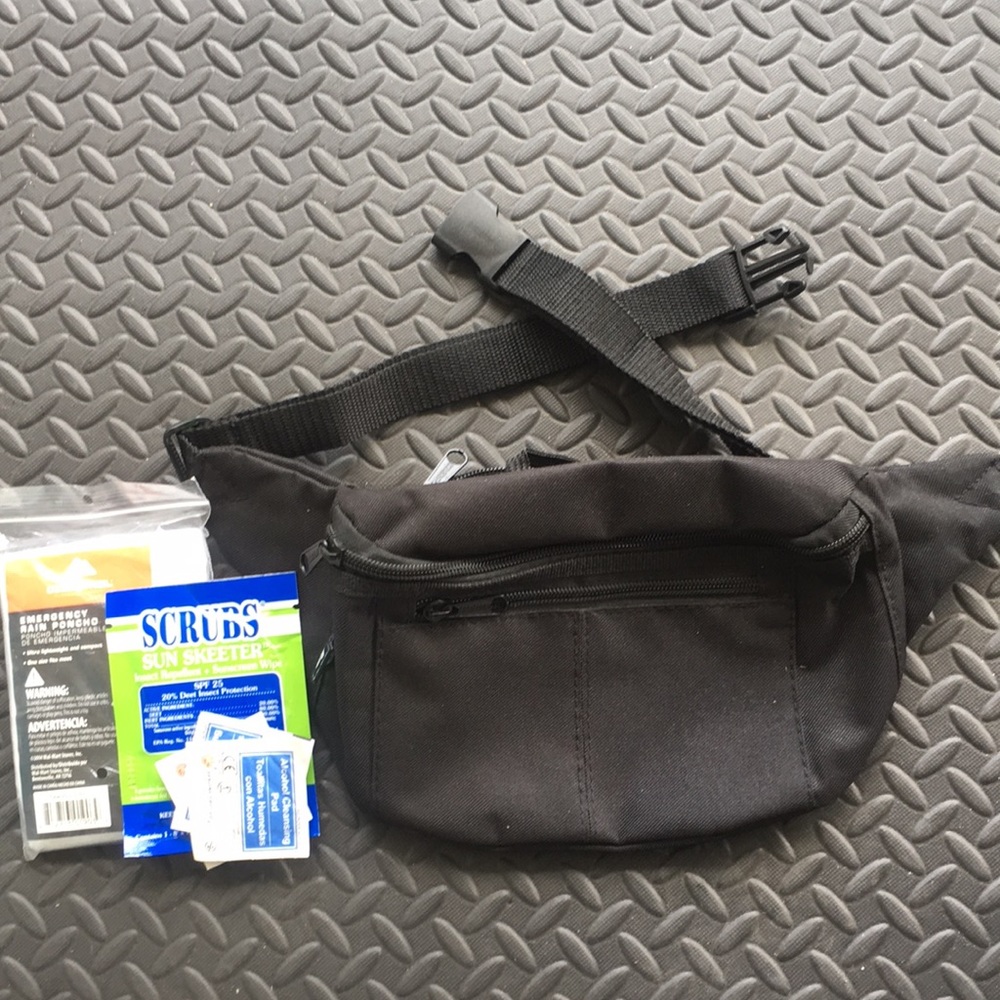 Adult Waist Pack (Fits up to 3X) w/Poncho